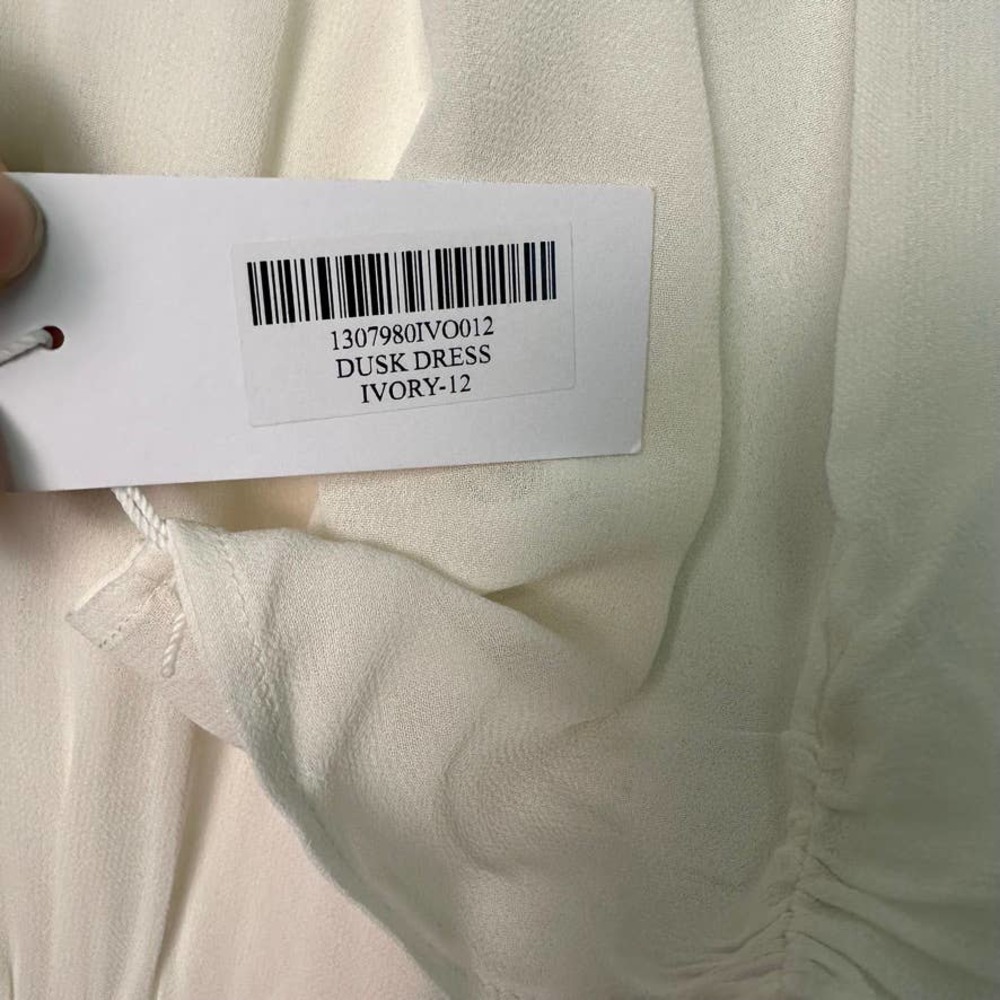 Reformation Dusk Dress in Ivory - Picture 7 of 11